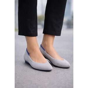 Rothy's Flax Birdseye‎ Round Toe Ballet Flats Women's size 9.5   RETIRED
